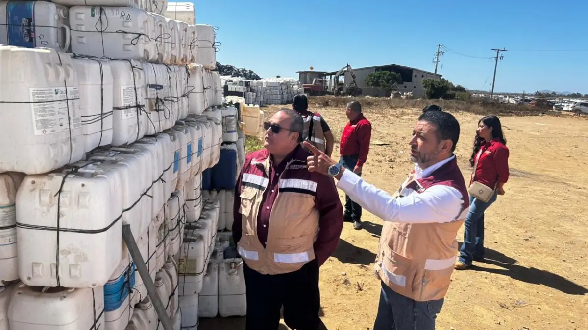 REALIZA COEPRIS BC JORNADA DE RECUPERACIÓN DE ENVASES DE PLAGUICIDAS
